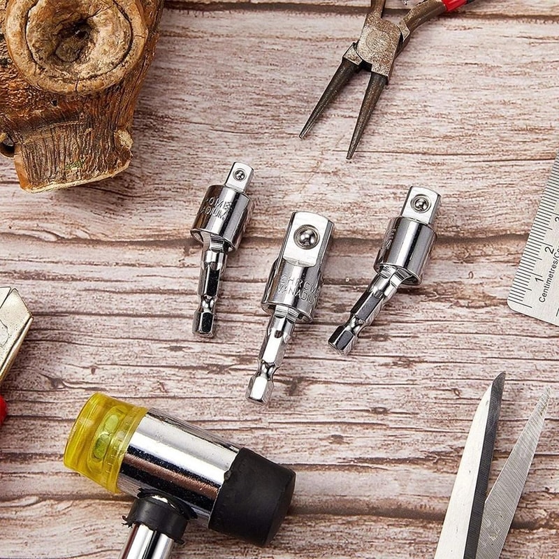 Socket Adapter Hex Shank Set Wrench Drive Ratchet Extension Premium Hexagonal Drill Bit For HighSpe 0