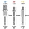 Hex Shank Socket Adapter Set Power Extension Bar Drive Sockets For Cordless Drill Wrenches 1