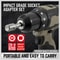 Hex Shank Socket Adapter Set Power Extension Bar Drive Sockets For Cordless Drill Wrenches 2