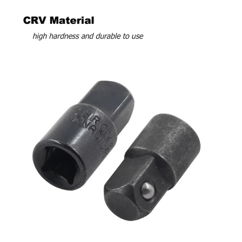 Drive Ratchet Socket Adapter Reducer Set Air Impact Tool Chrome Vanadium Steel 6
