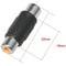 AV RCA Female To Female Jack Coupler Adapter Connector RCAPhono Coupler For AudioVideo Extensiom 4