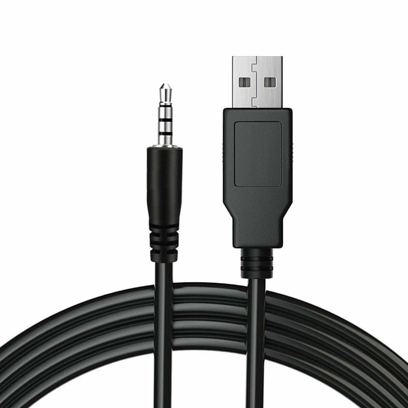 USB Female To Male Adapter Cable Car AUX Audio Plug Male To USB Jack Converter 0