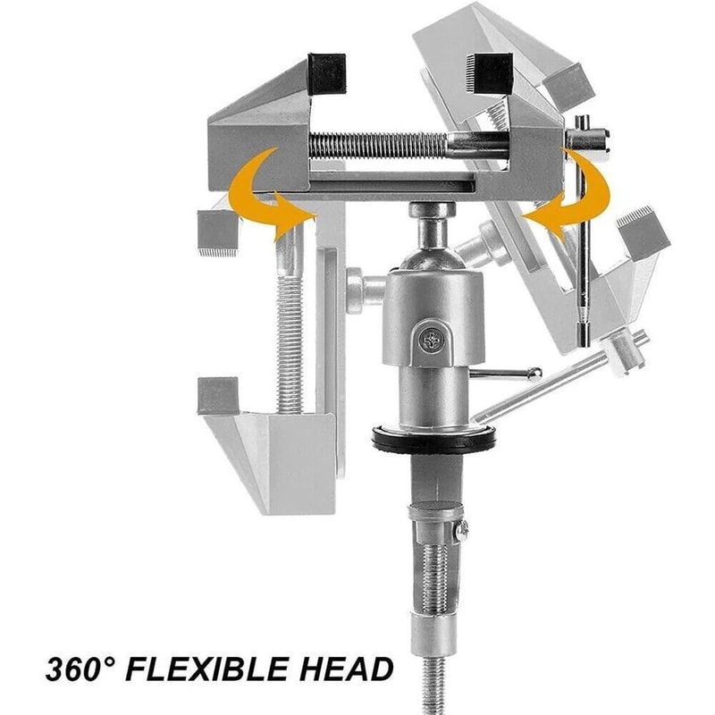 Rotating Hobby Crafts Bench Vise Universal Work Clamp Jaw Table Vise For DIY Projects 1