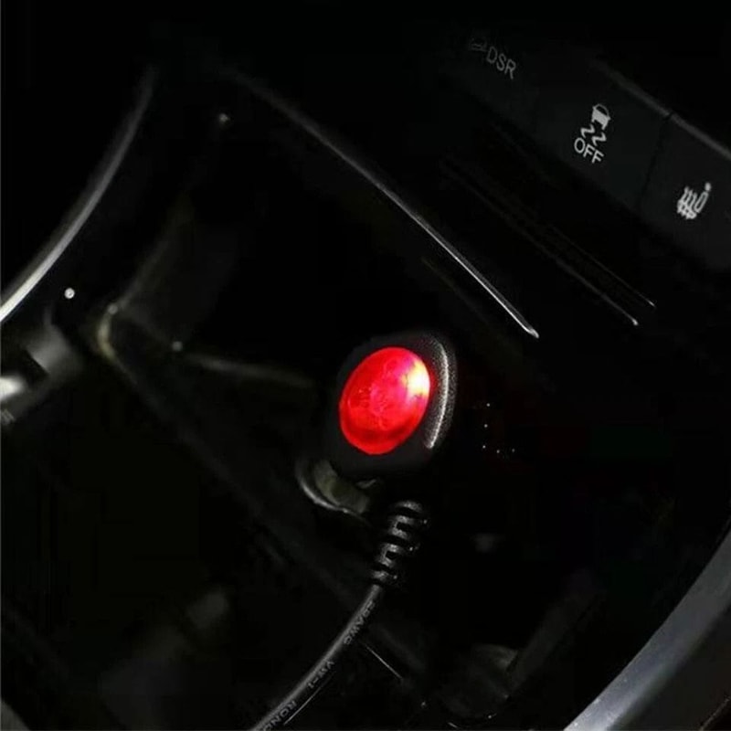 Car Cigarette Lighter Plug HighQuality Socket Connector OnOff Switch Cord For Auto Motorcycle 3