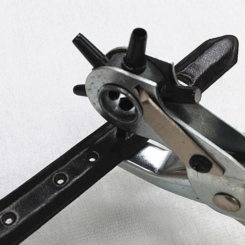 Leather Hole Puncher Tool Heavy Duty Hand Pliers Hole Sizes For Belt Leather Plastic Rubber 1