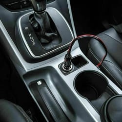 car cigarette lighter plug with fuse, led power indicator, awg socket plug, compatible with car accessories