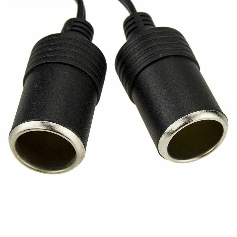Dual Car Cigarette Lighter Splitter Adapter Auto Outlet Power Socket With Indicator Light 7