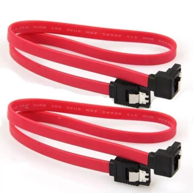 SATA Cable Degree Right Angle SSD HDD Hard Drive Data Cable With Secure Lock 2
