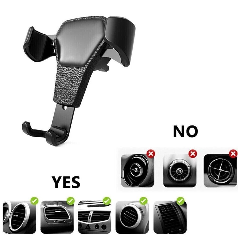 Gravity Car Phone Holder Mount Universal Air Vent Stand Cradle For Mobile Cell Phone 7