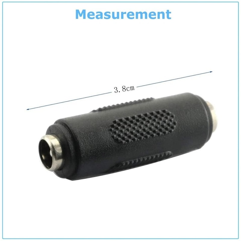F F Mm Mm Barrel Jack Power Connector Plug DC Coupler Female To Female For CCTV DVR LED Strip 3