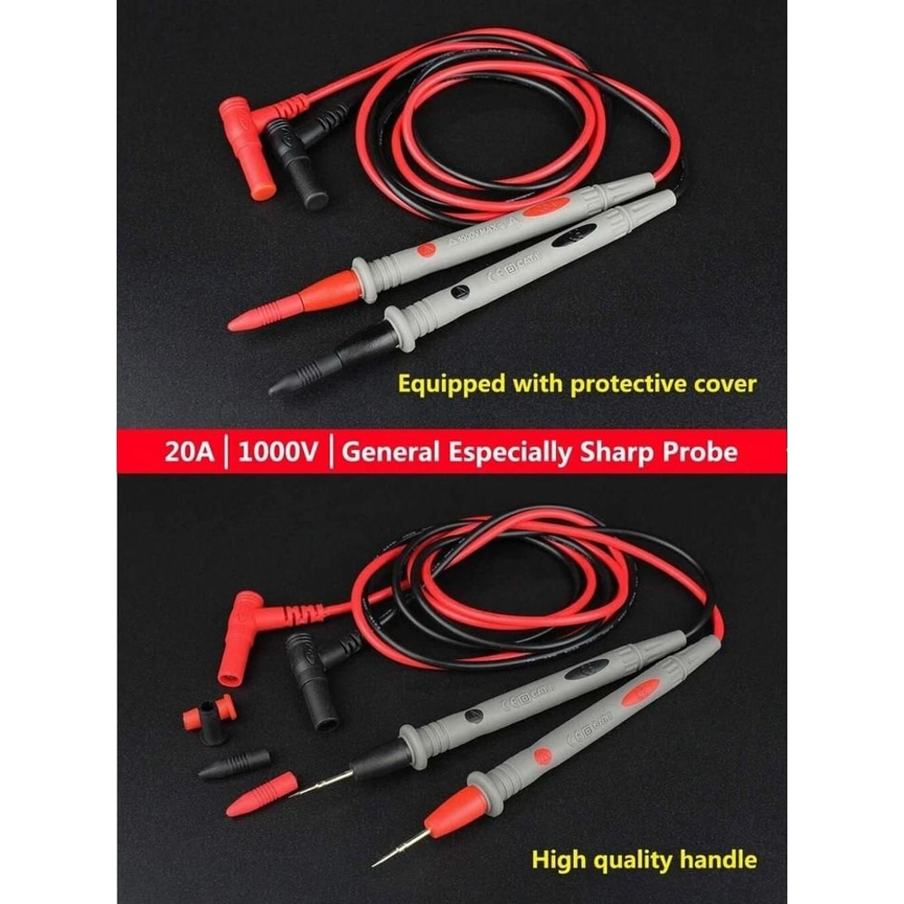 Electrical Alligator Clip Probes Multimeter Test Leads For Fluke Meter Universal Digital Meter Lead 5