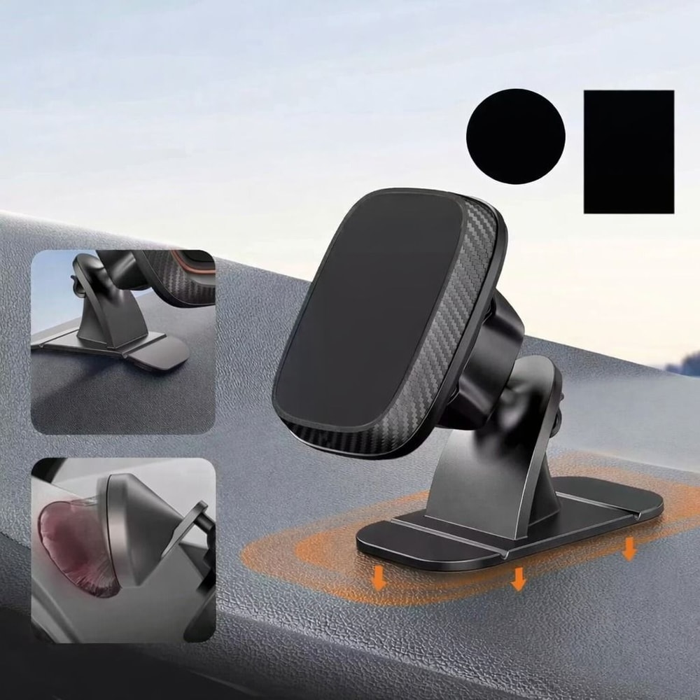 Dashboard Car Phone Holder Mount Magnetic Phone Holder For Car Degree Adjustable Foldable Stand 0