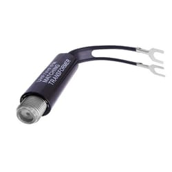 tv antenna matching transformer, uhf vhf fm ohm coaxial cable adapter, indoor use