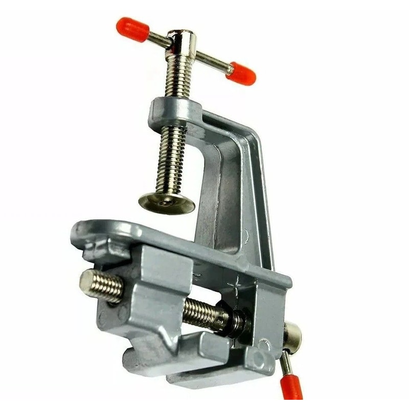 Small Miniature Vise Aluminum Bench Tool Vice Clamp On Table For Hobby Jewelry And Model Work 0