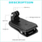 GoPro Hero Rotary Clip Backpack Mount Fast Clamp Adjustable Camera Holder For Outdoor Adventures 2