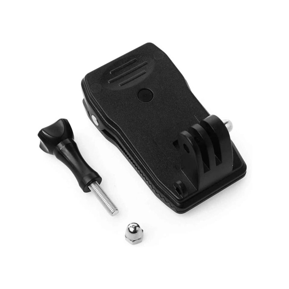 GoPro Hero Rotary Clip Backpack Mount Fast Clamp Adjustable Camera Holder For Outdoor Adventures 0