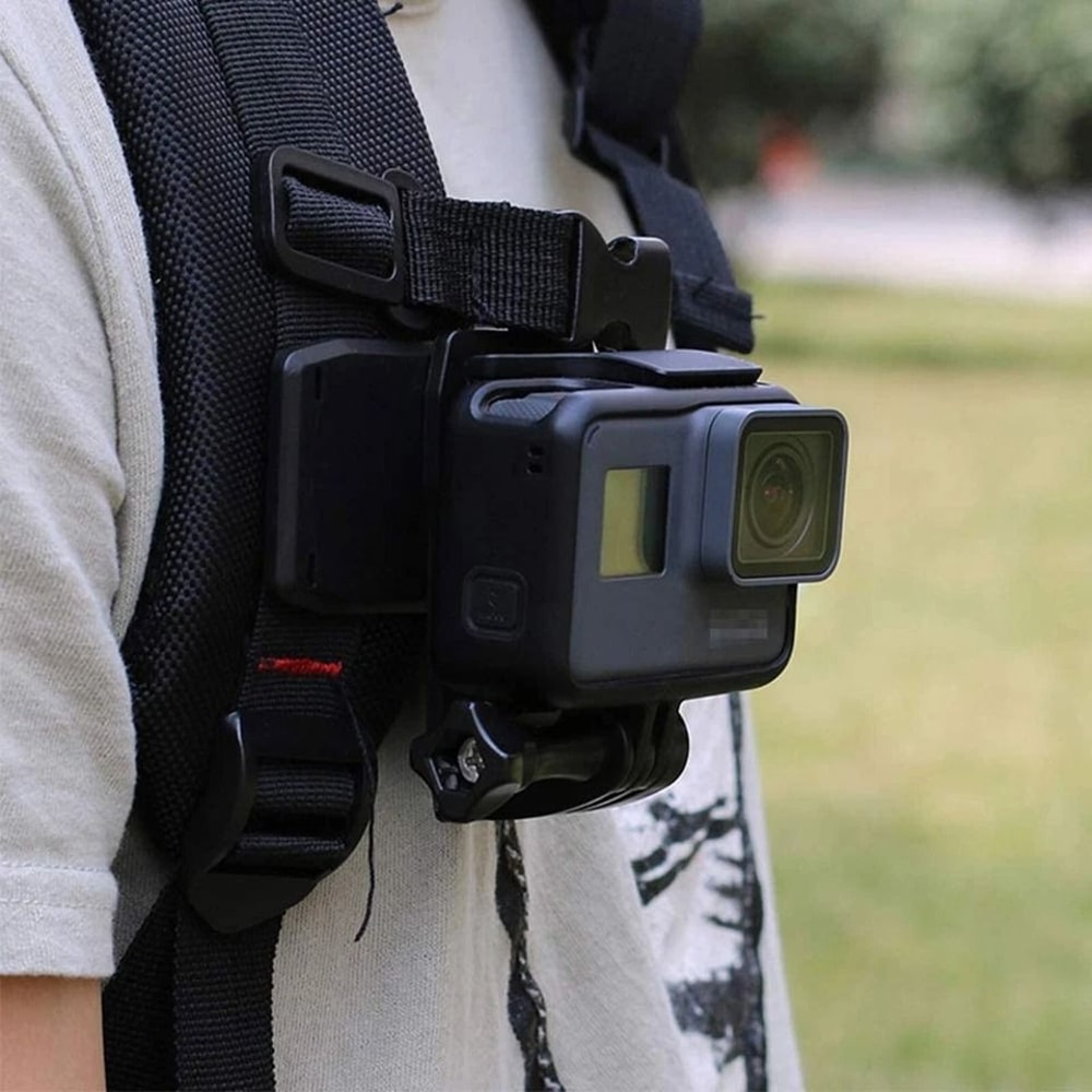 GoPro Hero Rotary Clip Backpack Mount Fast Clamp Adjustable Camera Holder For Outdoor Adventures 5