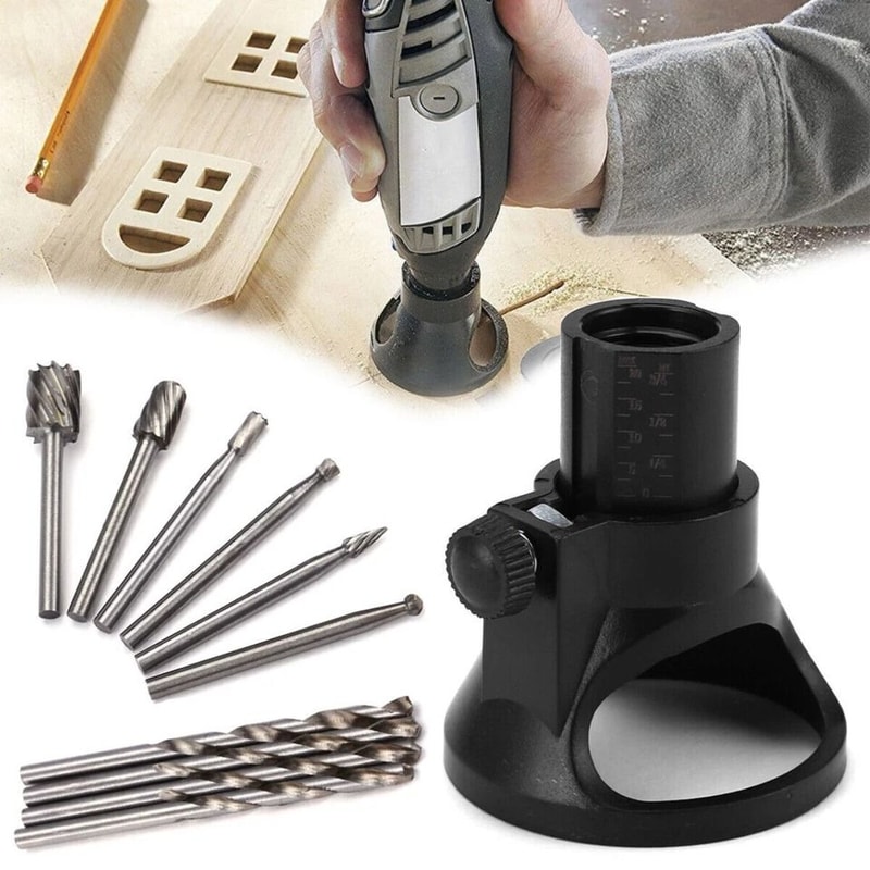 HSS Router Drill Bits Set Dremel Rotary Multi Tool Cutting Guide Versatile Attachment Kit For Proje 0