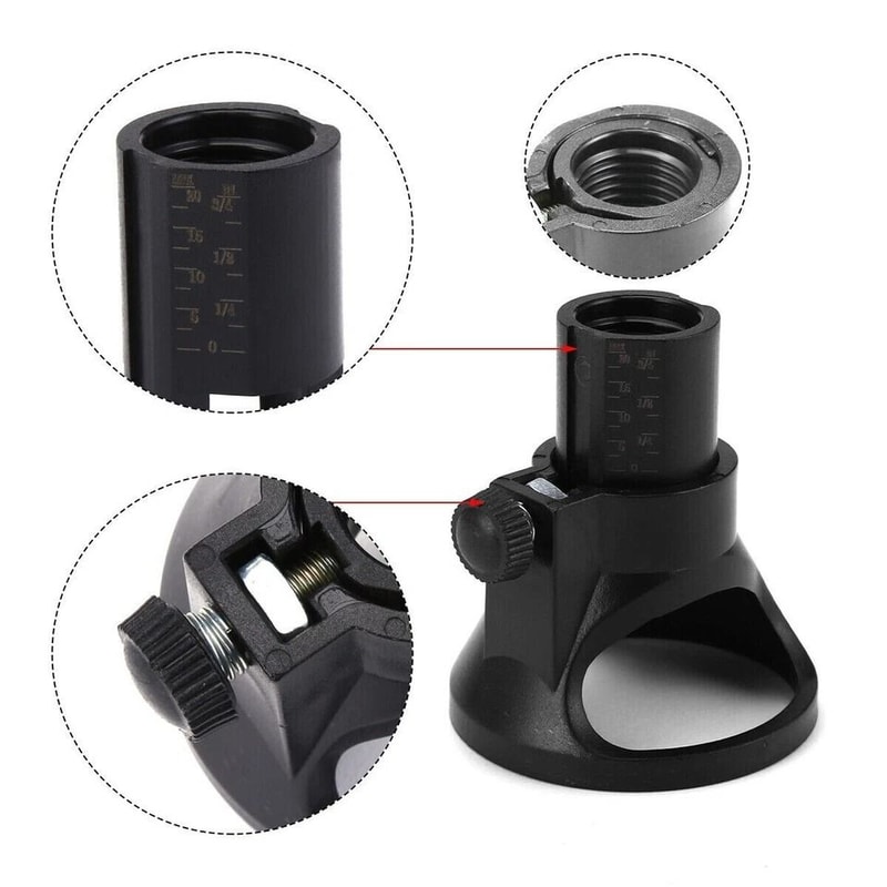 HSS Router Drill Bits Set Dremel Rotary Multi Tool Cutting Guide Versatile Attachment Kit For Proje 6