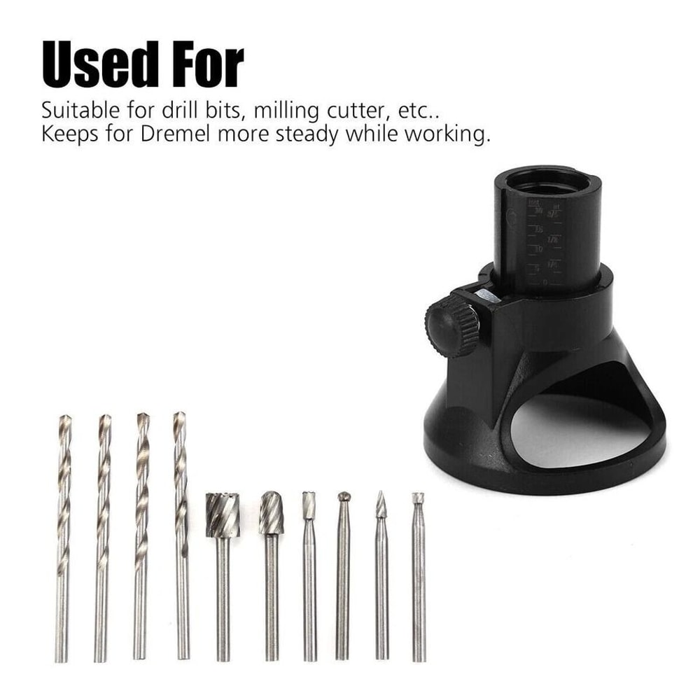 HSS Router Drill Bits Set Dremel Rotary Multi Tool Cutting Guide Versatile Attachment Kit For Proje 8