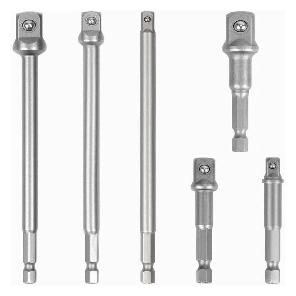 Durable Drive Hex Shank Professional Impact Grade Socket Adapter Set Home And Auto Use 0