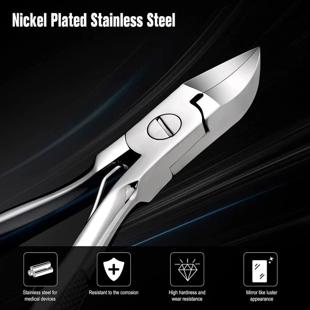 Heavy Duty Toenail Clippers For Ingrown Thick Nails Precision Nail Scissor Stainless Steel Comforta 3