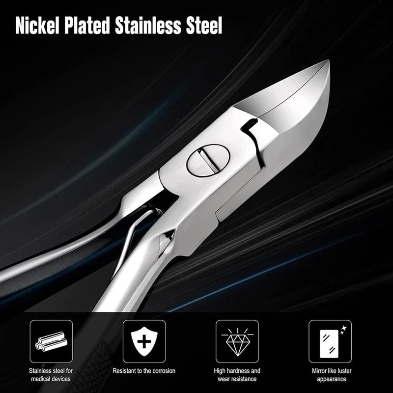 Heavy Duty Toenail Clippers For Ingrown Thick Nails Precision Nail Scissor Stainless Steel Comforta 3