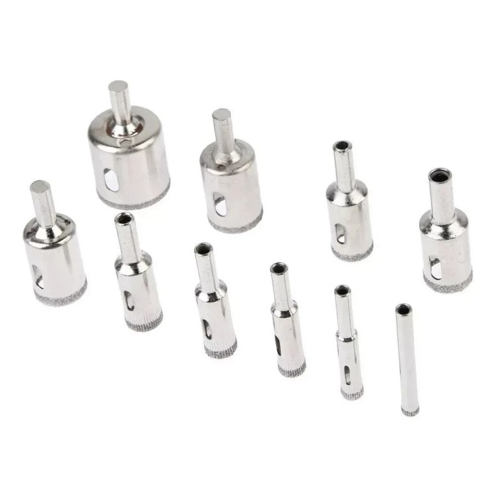 Drill Bit Set Maker Diamond Hole Saw Cutter Glass Ceramic Tile Porcelain Hollow Core Bits 0