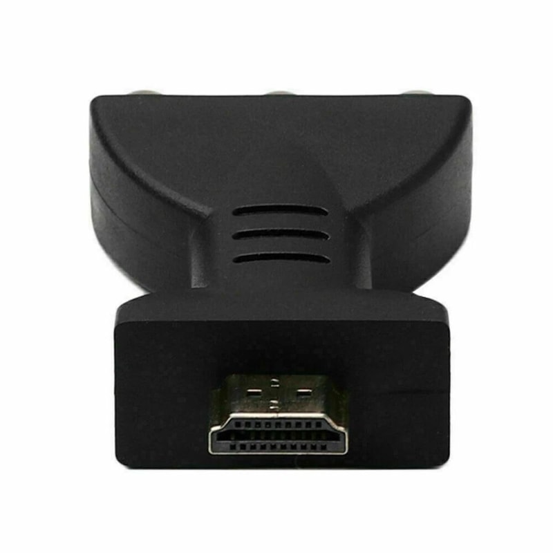 Composite AV Video Audio Adapter Converter HDMI Male To RCA Female For TV PC Projector Home Use 9