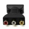Composite AV Video Audio Adapter Converter HDMI Male To RCA Female For TV PC Projector Home Use 8