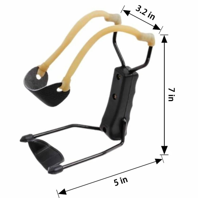 Hunting Sling Shot HIGH VELOCITY FOLDING WRIST SLINGSHOT Catapult Powerful Outdoor Sport Shooter 3