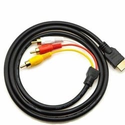 rca video audio av hdmi cable, new hdmi male to transmitter adapter, perfect for hdtv and home theater