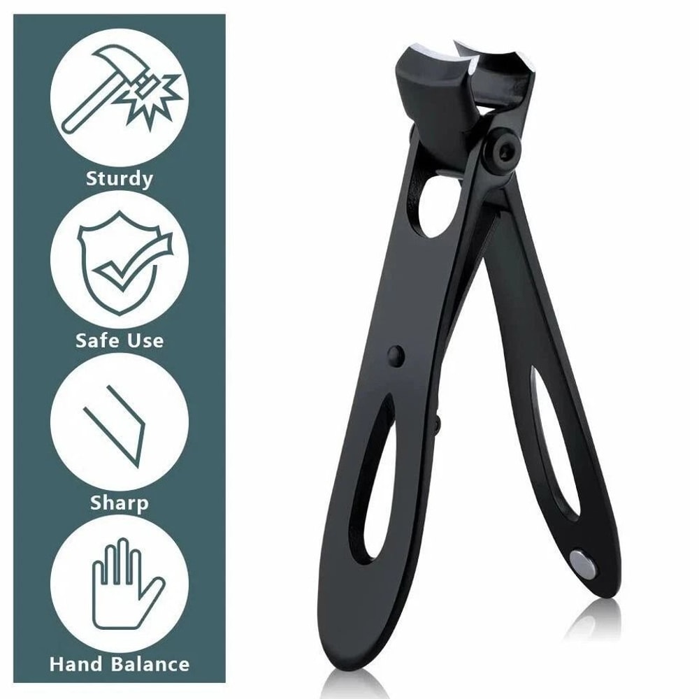 Extra Large Toe Nail Clippers, Stainless Professional Heavy Duty Clippers for Thick Nail