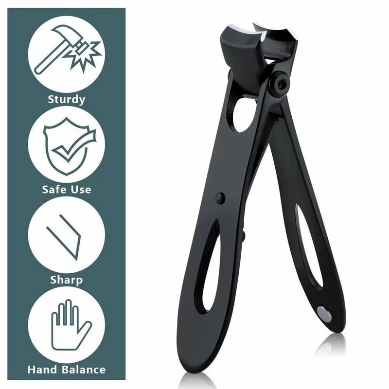 Extra Large Toe Nail Clippers, Stainless Professional Heavy Duty Clippers for Thick Nail