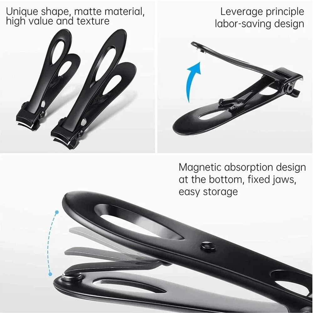 Extra Large Toe Nail Clippers, Stainless Professional Heavy Duty Clippers for Thick Nail