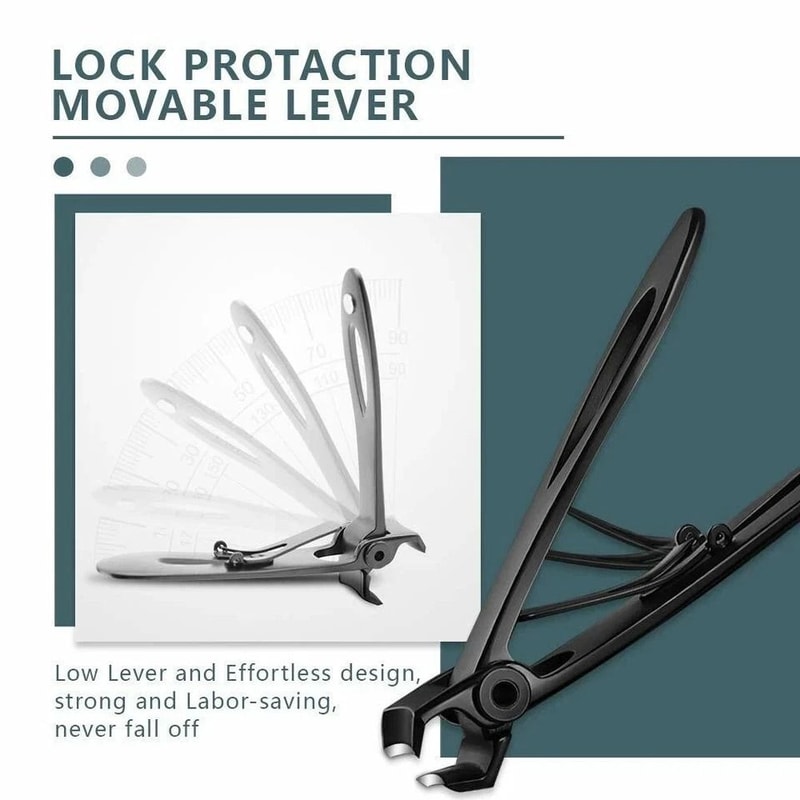 Extra Large Toe Nail Clippers, Stainless Professional Heavy Duty Clippers for Thick Nail