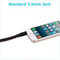Black Audio Y Splitter Headphone Cable Male To Female Gold Plated Laptop PC Audio Splitter 5
