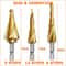Cobalt Titanium High Speed Steel Step Drill Bit Spiral Multiple Hole Bit 6