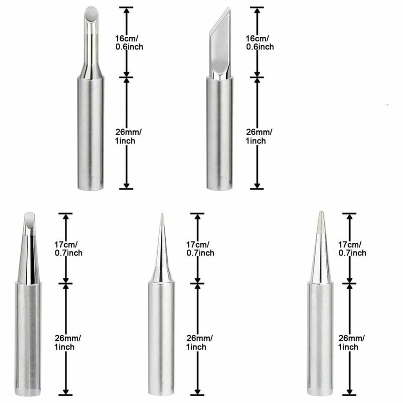 Hakko Soldering Station Tool Set Solder Screwdriver Iron Tips 6