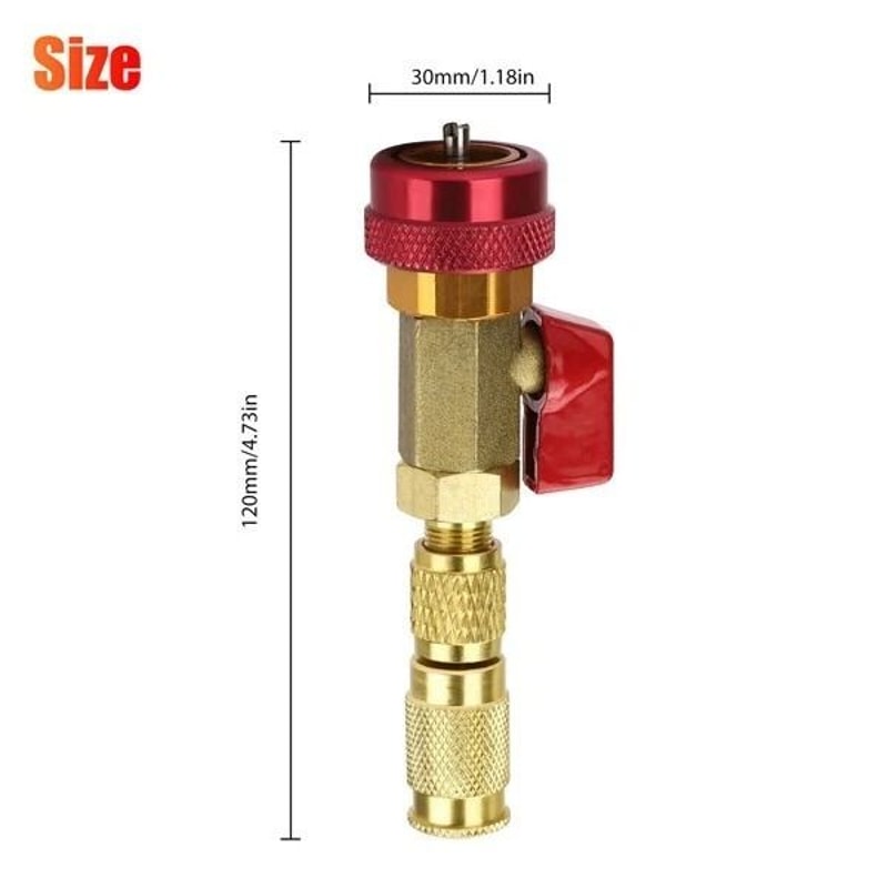 Quick HVAC AC Valve Core Remover Install Tool Set High Low Pressure Efficient AC Service Tool 5