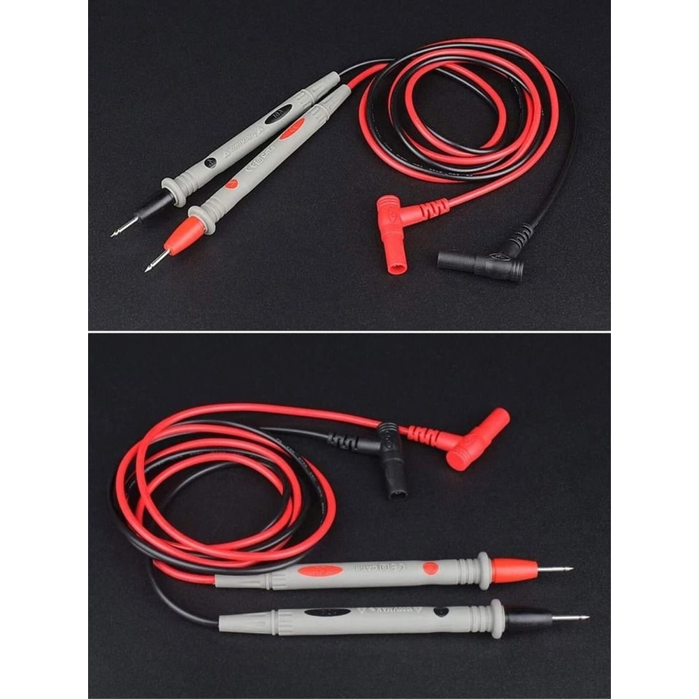 Multimeter Test Leads Kit Automotive Back Probe With Alligator Clips PVC Wire Tool For Digital Test 3