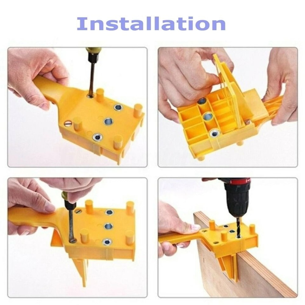 Wood Dowel Drilling Tool Handheld Doweling Jig Drill Guide For Quick And Accurate Joints Hole Saw K 9