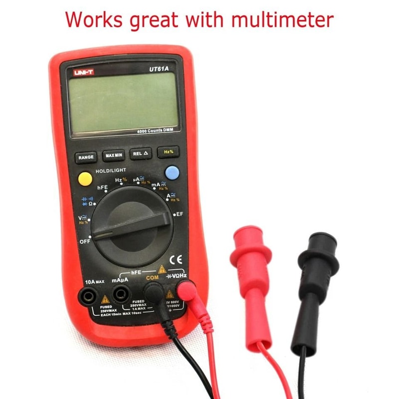 HighQuality Multimeter Test Lead Kit Alligator Crocodile Clip Test Probe Tool For Accurate Electric 2