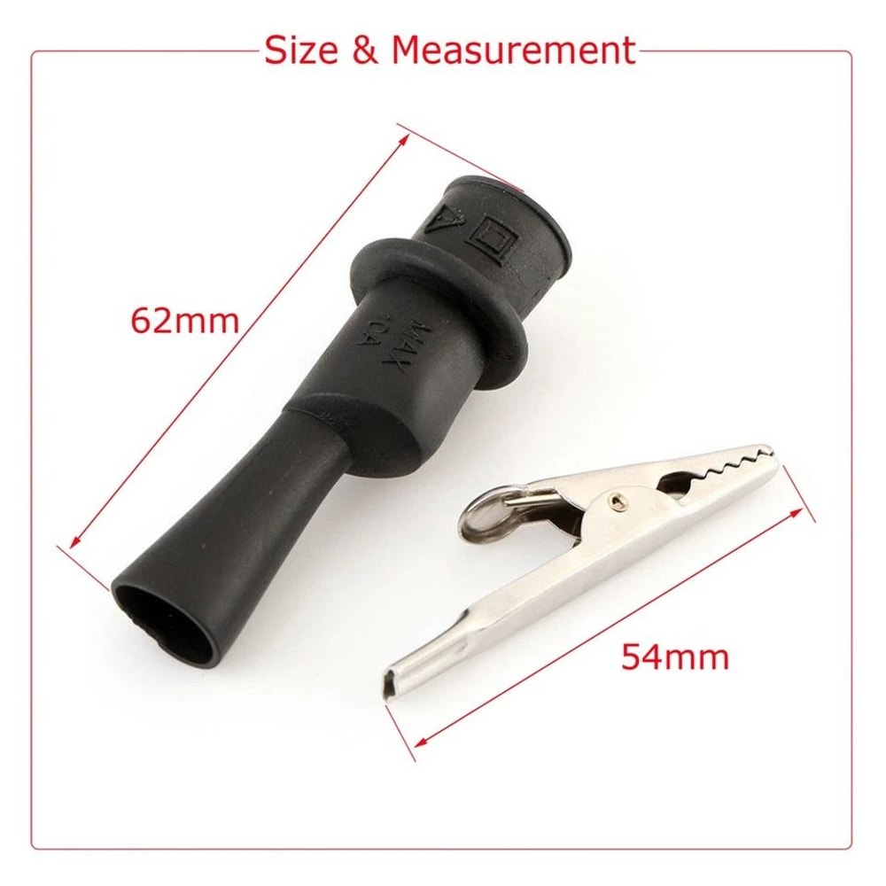 HighQuality Multimeter Test Lead Kit Alligator Crocodile Clip Test Probe Tool For Accurate Electric 3