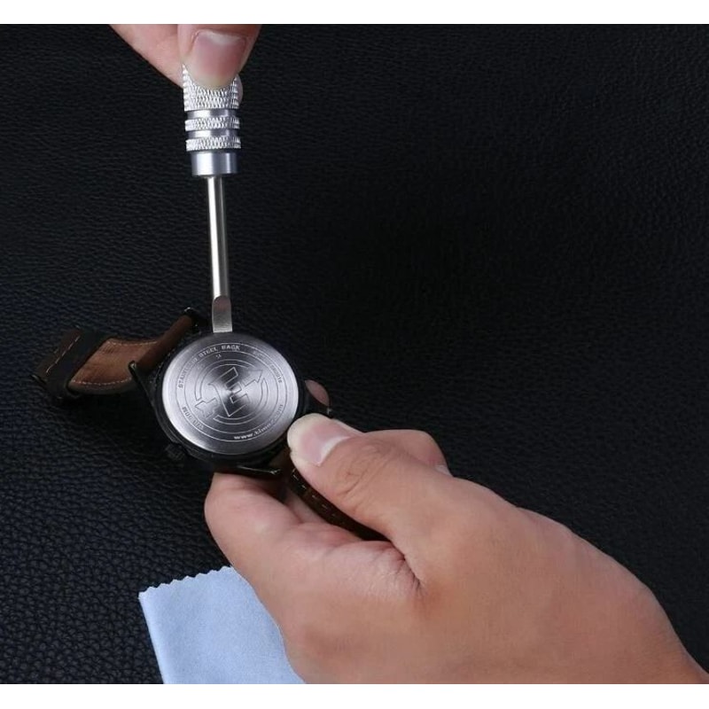 Watch Back Cover Opener Tool Metal Pry Lever For Battery Changing Kit Watch Repair Tool 6