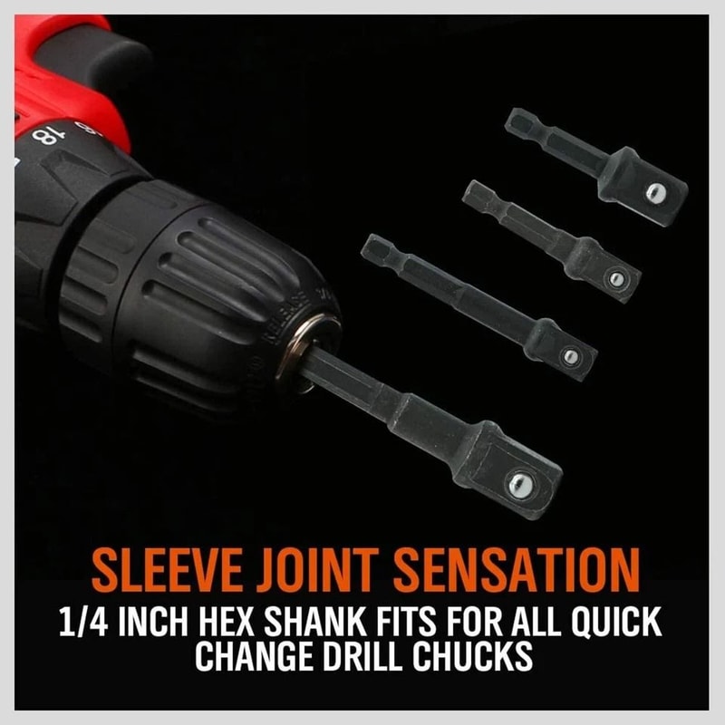 Hex Shank Drill Bits Power Extension Bar For Drill Socket Adapter Impact Hex Shank Quick Change 1