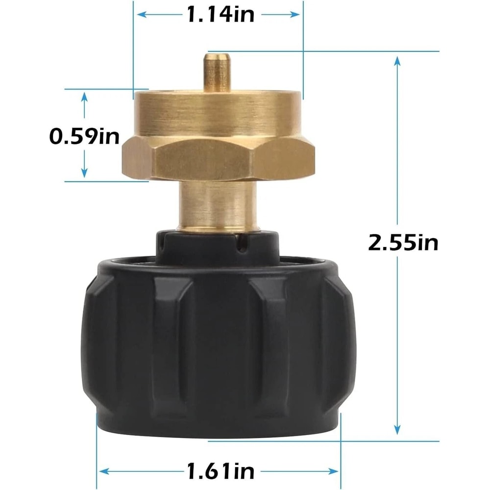 Propane Refill Adapter QCC1 Regulator Valve LB Cylinder Tank Coupler Bottle For BBQ Grills Camping 9