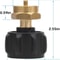 Propane Refill Adapter QCC1 Regulator Valve LB Cylinder Tank Coupler Bottle For BBQ Grills Camping 9