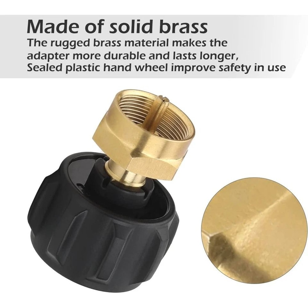 Propane Refill Adapter QCC1 Regulator Valve LB Cylinder Tank Coupler Bottle For BBQ Grills Camping 2