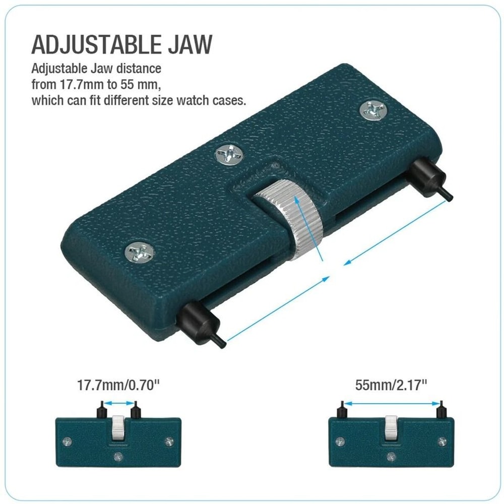 Watch Band Back Case OPENER Fixer Tool Kit For Battery Screw Cover Remover Adjustable Wrench For Wa 2